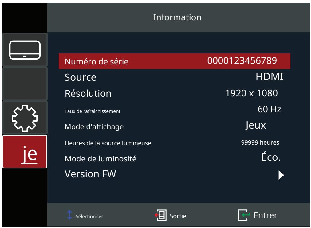 VIEWSONIC LS710-4K - Menu audio (Audiomenü) - 3