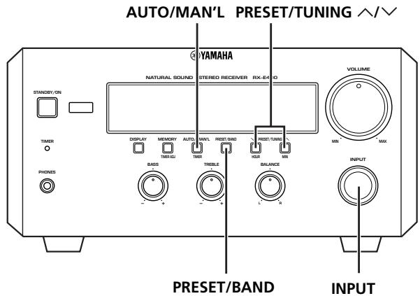 YAMAHA CRX-E400 - Écoute de la radio - 1