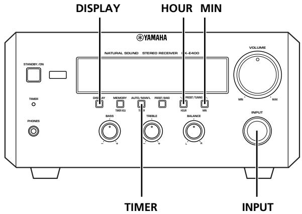 YAMAHA CRX-E400 - Temporisation en lecture ou en enregistrement - 1