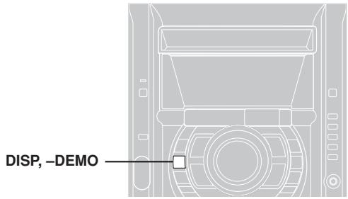PANASONIC SC-AK330 - Activation/désactivation de la fonction de démonstration - 1
