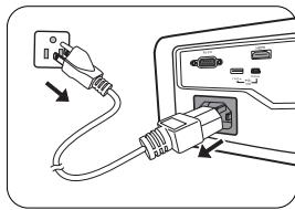 BENQ MW663 - Arrêt du projecteur - 1