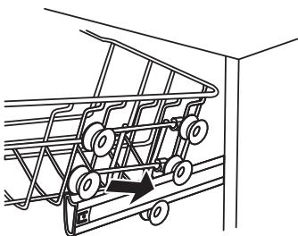 FORTEX DWF4812WHDWF4812SL - ADJUSTING THE UPPER BASKET - 3