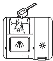 FORTEX DWF4812WHDWF4812SL - Filling the detergent dispenser - 2