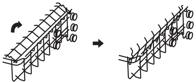 FORTEX DWF4812WHDWF4812SL - FOLDING THE CUP RACK - 1