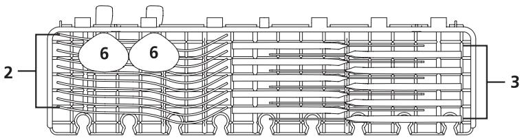 FORTEX DWF4812WHDWF4812SL - Chargement de l'étagère à couverts et du panier à couverts - 1
