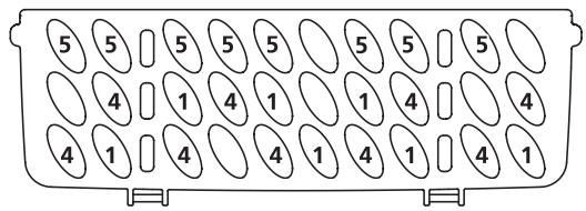 FORTEX DWF4812WHDWF4812SL - Panier à couverts - 2