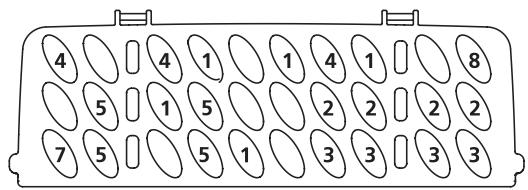 FORTEX DWF4812WHDWF4812SL - Panier à couverts - 1