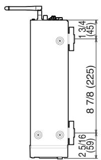MARANTZ NA6005 - Dimensions (unité : po (mm)) - 2