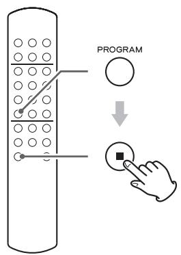 TEAC PD501HR S SILVER - Effacement de la totalité du programme - 1