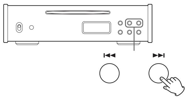 TEAC PD501HR S SILVER - Recherche d'un passage de piste - 1
