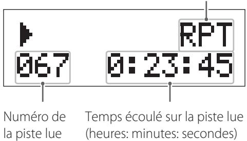 TEAC PD501HR S SILVER - Répétition d'une même piste (RP 1) - 1