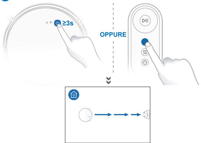 ECOVACS ASPI-ROBOTD601 - Ritorno sul dock di ricarica - 1