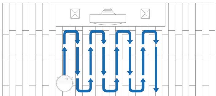 ECOVACS ASPI-ROBOTD601 - Reinigung im AUTO-Modus - 4