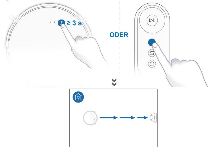 ECOVACS ASPI-ROBOTD601 - Rückkehr zur Ladestation - 1