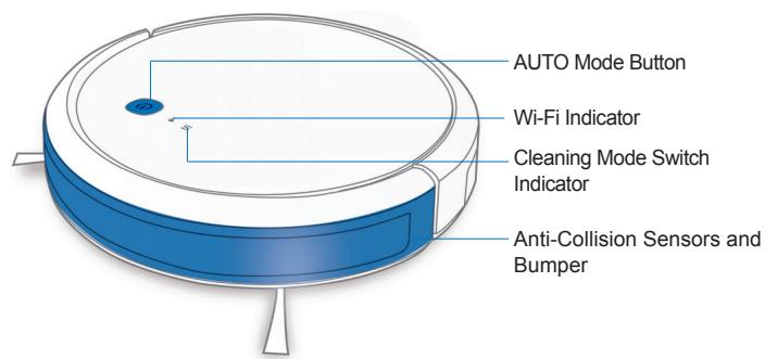 ECOVACS ASPI-ROBOTD601 - Product Diagram - 1