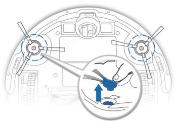 ECOVACS ASPI-ROBOTD601 - Spazzole laterali - 1