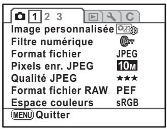 PENTAX KM+KC+18/55+50/200 - Appuyez sur le bouton de navigation (▶). - 1