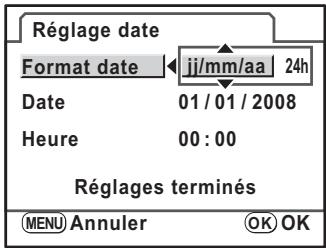 PENTAX KM+KC+18/55+50/200 - Réglage de la date et de l'heure - 1