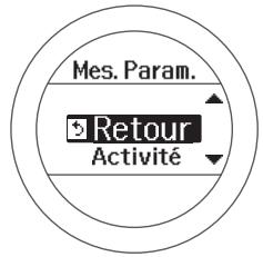 EPSON SF-810 B - Affichez le menu Mes. Param. - 1
