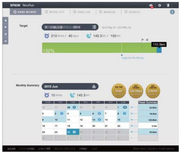 EPSON SF-810 B - Qu'est-ce que l'application Web (RUNSENSE View) ? - 1