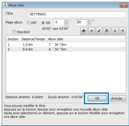 EPSON SF-810 B - Définition de mesures à l'aide de l'application PC (Run Connect) - 2