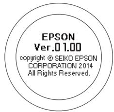 EPSON SF-810 B - Sélectionnez Version du logiciel. - 2