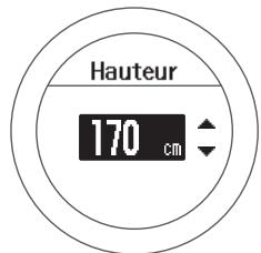 EPSON SF-810 B - Définissez votre Hauteur et votre Poids. - 1