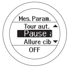 EPSON SF-810 B - Sélectionnez Pause aut. - 1
