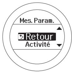 EPSON SF-810 B - Affichez le menu Mes. Param. - 1