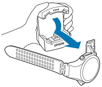 EPSON SF-810 B - Lorsque la charge est terminée, retirez l'appareil de son socle de charge. - 1