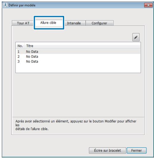 EPSON SF-810 B - Définition de l'allure cible - 1