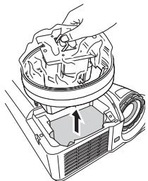 MITSUBISHI XD 530E - Lorsque le projecteur est fixé au plafond : - 3