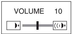 MITSUBISHI XD 530E - Volume du haut-parleur - 1