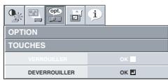 MITSUBISHI XD 530E - Pour annuler la fonction de verrouillage par mot de passe: - 1