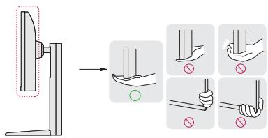 MAE DaRry LGECRANS4WP65CP - Déplacer et soulever le moniteur - 1