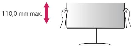 MAE DaRry LGECRANS4WP65CP - Réglage de la hauteur du support - 1