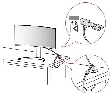 MAE DaRry LGECRANS4WP65CP - Utilisation du verrou Kensington - 1