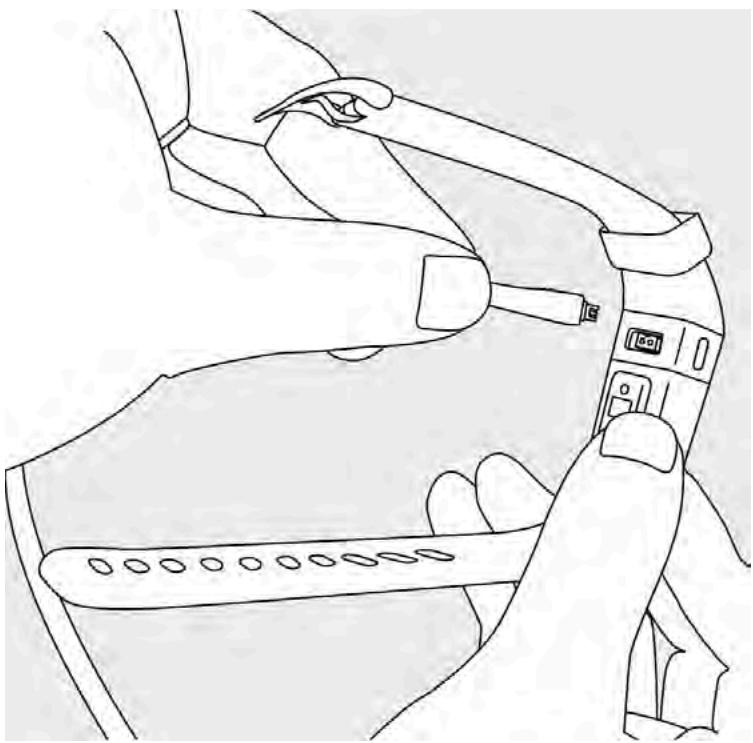 FITBIT CHARGE HR SMALL PRUNE - Autonomie de la batterie et mise en charge - 1