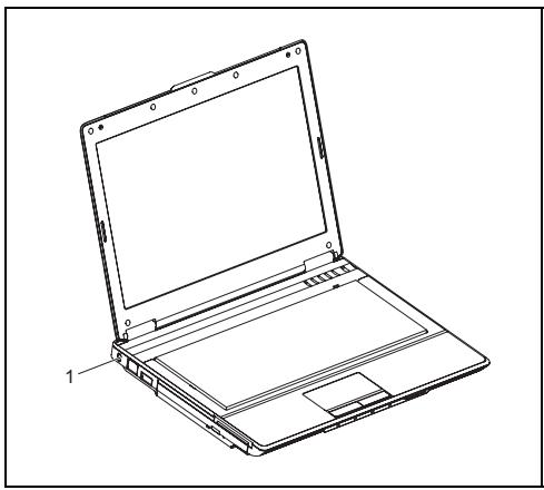 FUJITSU SIEMENS AMILO Pro V3205 / AMILO Si 1520Ne - Utiliser le kensington lock - 1