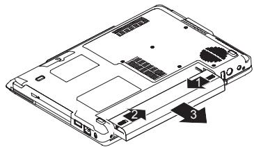FUJITSU SIEMENS AMILO Pro V3205 / AMILO Si 1520Ne - Démonter un accumulateur - 1