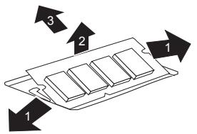 FUJITSU SIEMENS AMILO Pro V3205 / AMILO Si 1520Ne - Démonter un module mémoire - 1