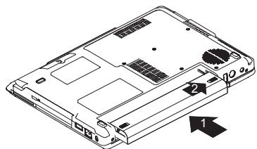 FUJITSU SIEMENS AMILO Pro V3205 / AMILO Si 1520Ne - Monter l'accumulateur - 1
