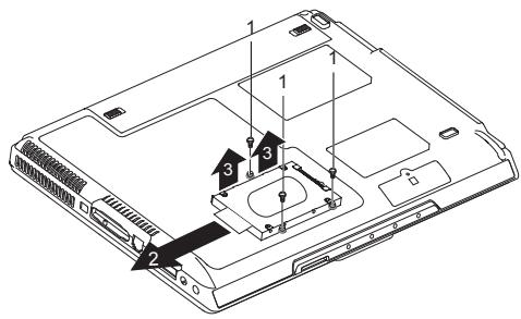 FUJITSU SIEMENS AMILO Pro V3205 / AMILO Si 1520Ne - Démonter le disque dur - 2