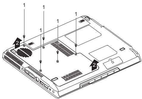 FUJITSU SIEMENS AMILO Pro V3205 / AMILO Si 1520Ne - Enlever le cache - 1