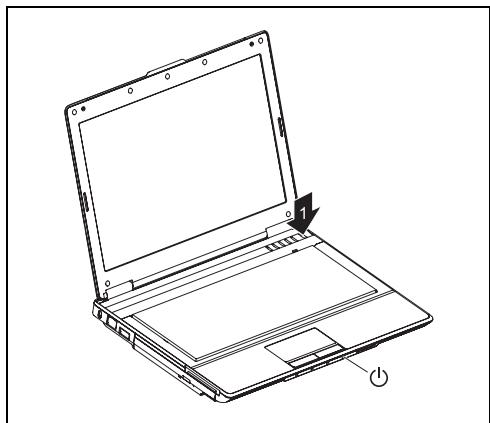 FUJITSU SIEMENS AMILO Pro V3205 / AMILO Si 1520Ne - Mettre le notebook sous tension - 2