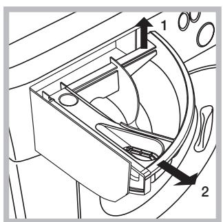 HOTPOINT FMF923K - Nettoyage du tiroir à produits lessiviels. - 1