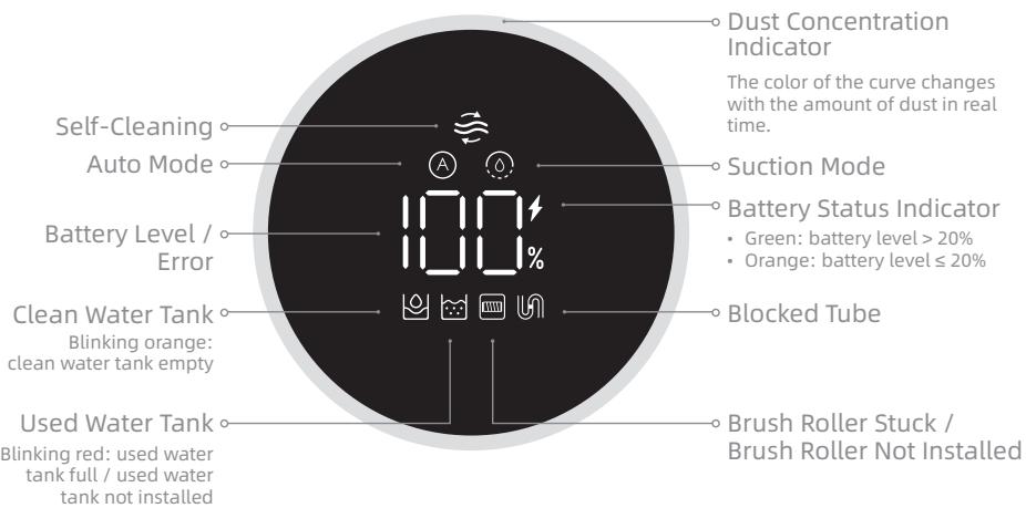 DREAME H12 PRO - Display Screen - 1