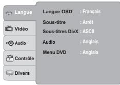 TOSHIBA XD-E600 - Détails des réglages - 1