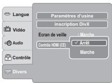TOSHIBA XD-E600 - Contrôle HDMI (ce) - 1