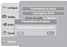 TOSHIBA XD-E600 - Paramètres d'usine - 1